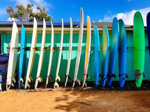 Small business of Surfboard rental in Kauai Hawaii.