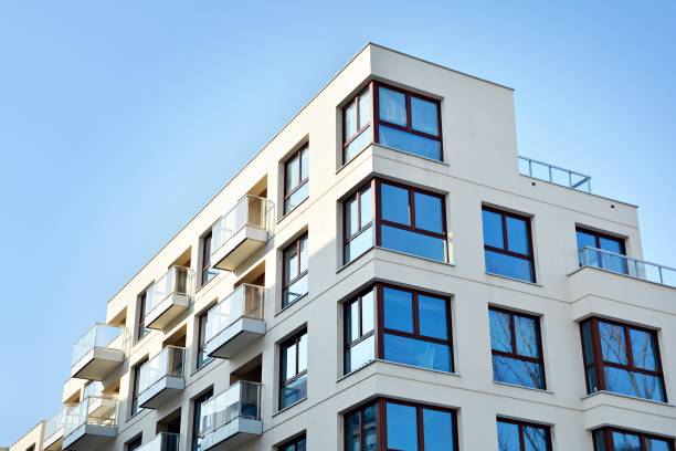 istock Facade of a modern apartment building 917921896