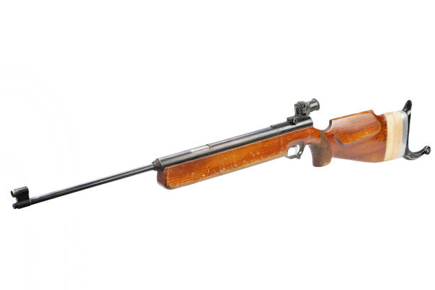 istock pneumatic air rifle isolated on white background 917922768