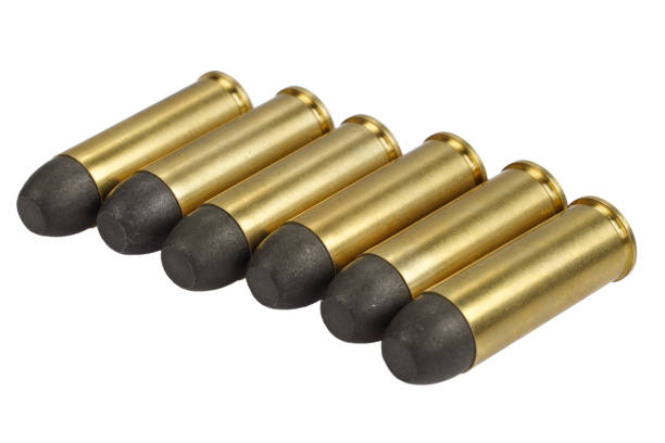 istock The .45 caliber revolver cartridges isolated 917923372