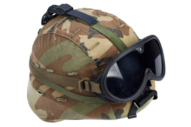 istock us army kevlar helmet with goggles 917926582