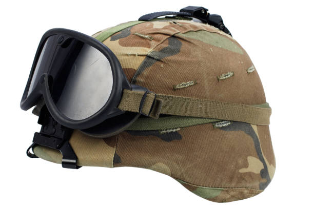 istock us army kevlar helmet with goggles 917926602