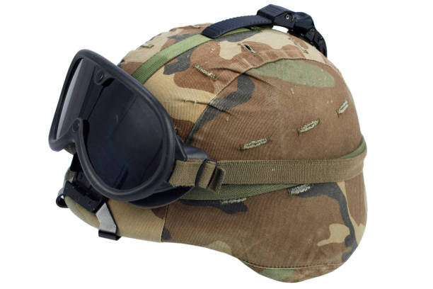 istock us army kevlar helmet with goggles 917926686