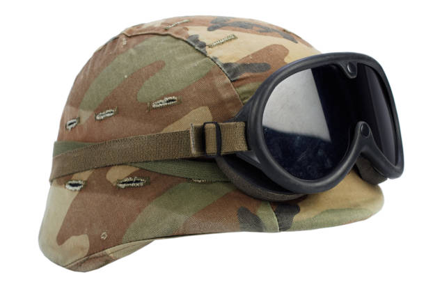 istock us army kevlar helmet with goggles 917926784