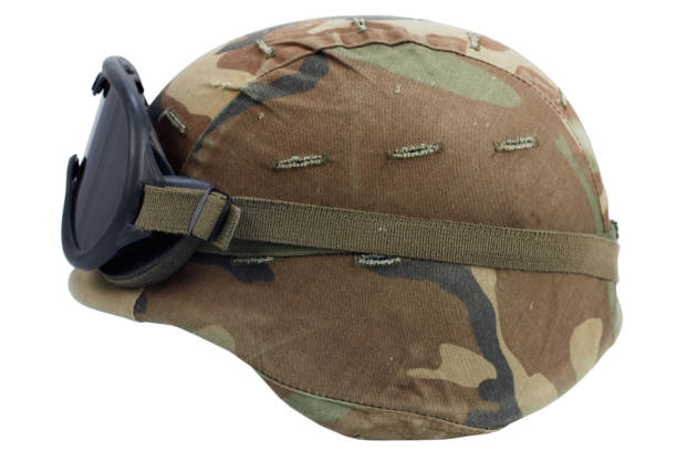 istock us army kevlar helmet with goggles 917928886