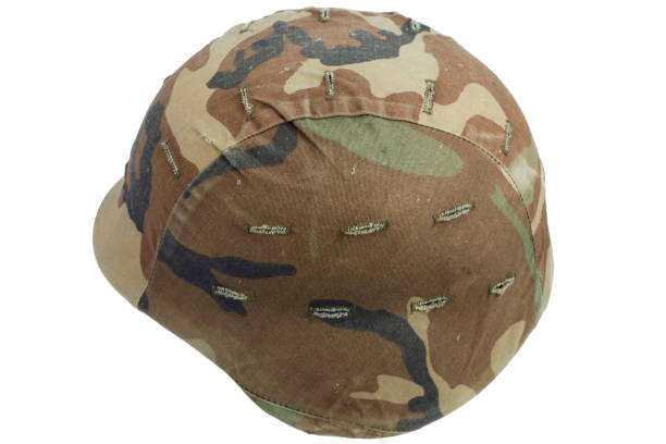 istock us army kevlar helmet with camouflaged cover 917929042