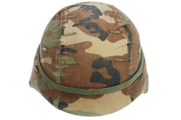 istock us army kevlar helmet with camouflaged cover 917929080
