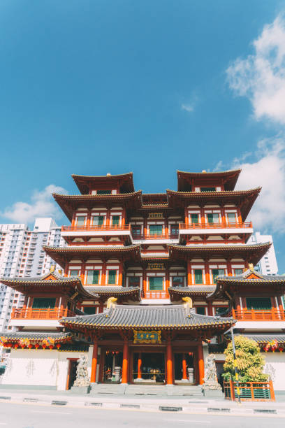 istock Chinese architecture  in Chinatown in Singapore 917930664