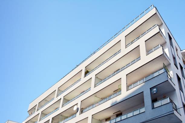 istock Facade of a modern apartment building 917960874