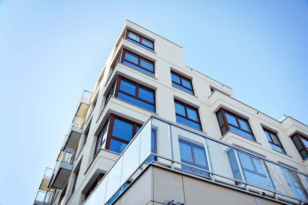 istock Facade of a modern apartment building 917964738