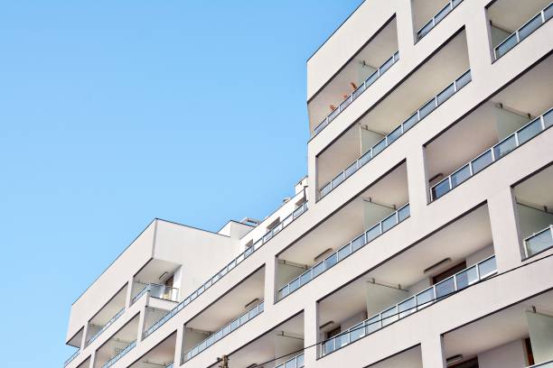 istock Facade of a modern apartment building 917967838