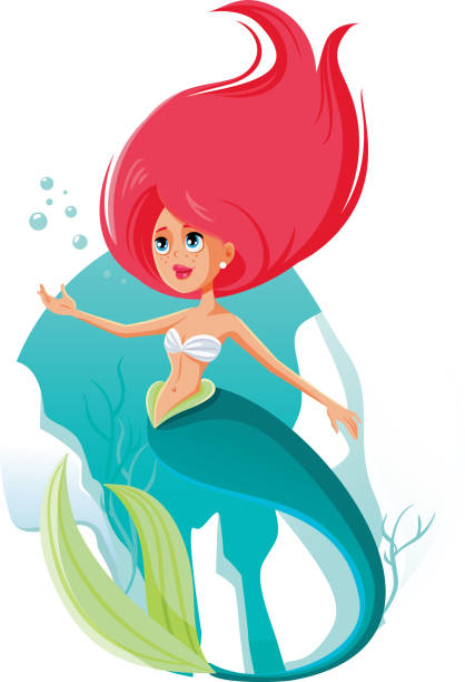 Beautiful Mermaid Vector Cartoon Illustration Stock Illustration - Download Image Now - Lifestyles, One Person, Fairy - iStock Beautiful Mermaid Vector Cartoon Illustration Stock Illustration - Download Image Now - Lifestyles, One Person, Fairy - iStock