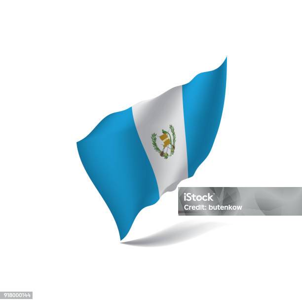 Guatemala Flag Vector Illustration Stock Illustration - Download Image Now - Backgrounds, Colors, Flag