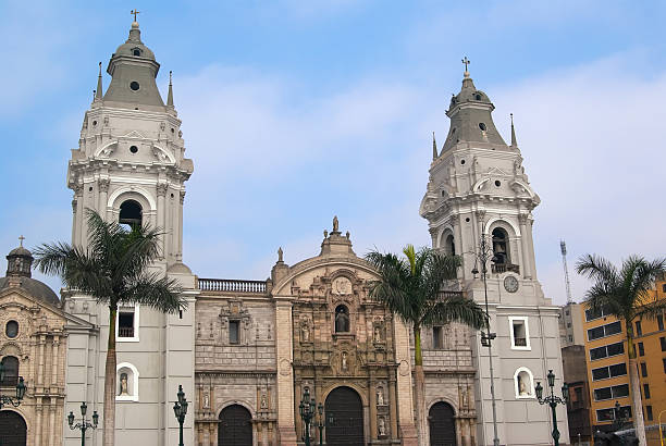 istock The Basilica Cathedral of Lima 91800335