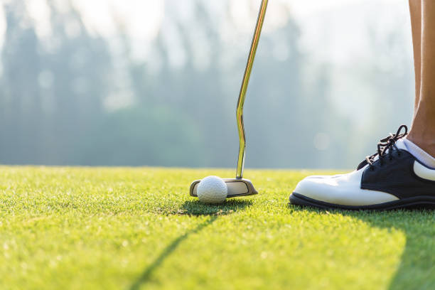 istock Play golf on the grass, close-up. Concept rest and sport. 918008188