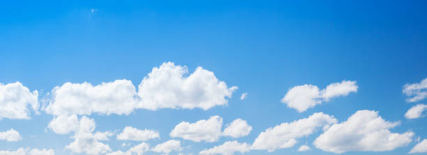 istock Wide blue sky, panoramic background photo 918008318