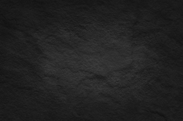 istock Dark grey black slate texture in natural pattern with high resolution for background and design art work. Black stone wall. 918012318