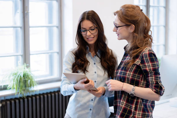 istock Portrait of young architects discussing in office 918019474