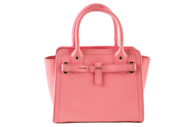 istock pink female bag on a white background 918019758