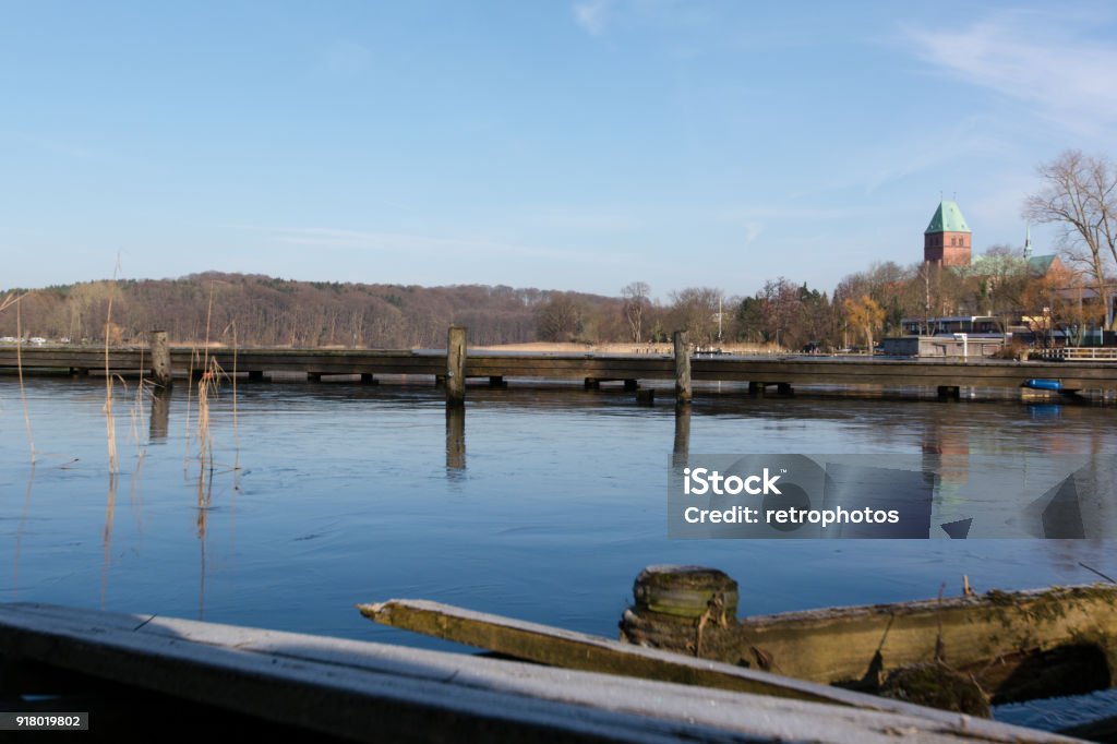 Ratzeburg Lake Lake Ratzeburg Cathedral Stock Photo