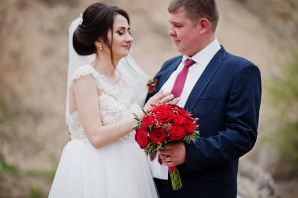istock Romantic newly married couple 918023802