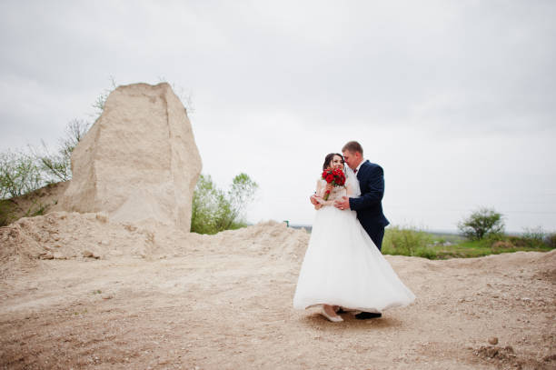istock Romantic newly married couple 918024150