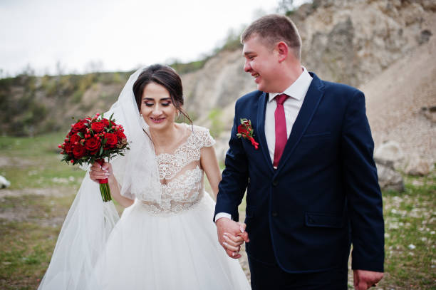 istock Lovely wedding couple. 918026980