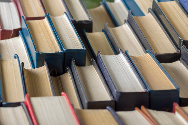 istock Stack of books background. many books piles. 918028038