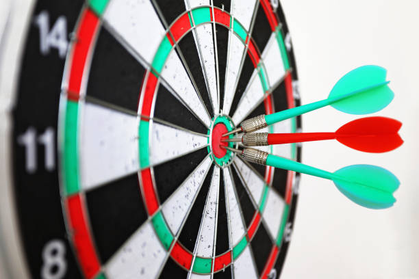 istock Dart on target business competition concept 918039076