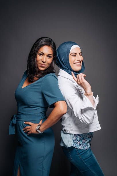 istock Studio portrait of Latino and Middle Eastern women 918042600