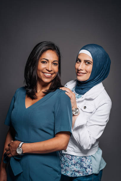 istock Studio portrait of Latino and Middle Eastern women 918042786