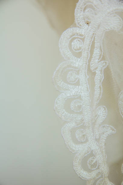 istock Beautiful embroidery pattern used as a component in bridal gown 918042990