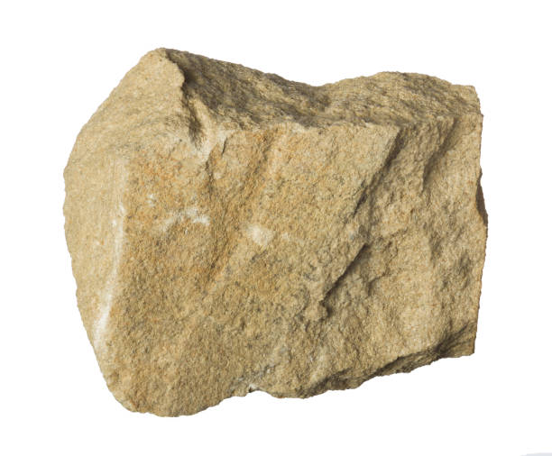 istock Mineral sandstone isolated on white background. 918045710