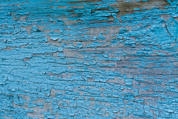 istock Texture of old painted wooden wall 918047704