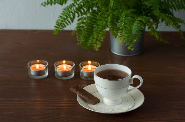 istock Delicious chocolates with fresh made coffee 918057358