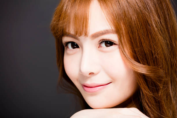 young woman with Beautiful eyes beauty face