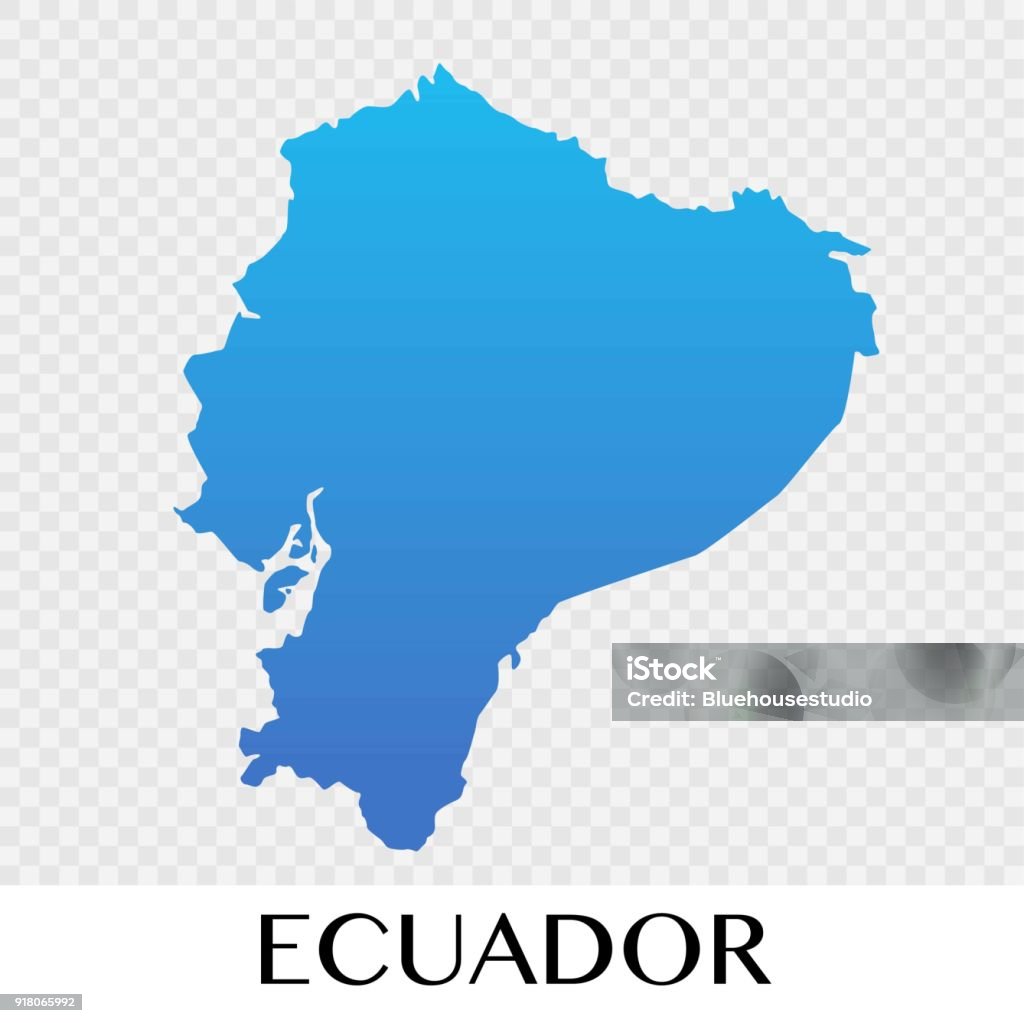 Ecuador Karte in Südamerika Kontinent Illustration design - Lizenzfrei Blau Vektorgrafik Ecuador Karte in Südamerika Kontinent Illustration design - Lizenzfrei Blau Vektorgrafik