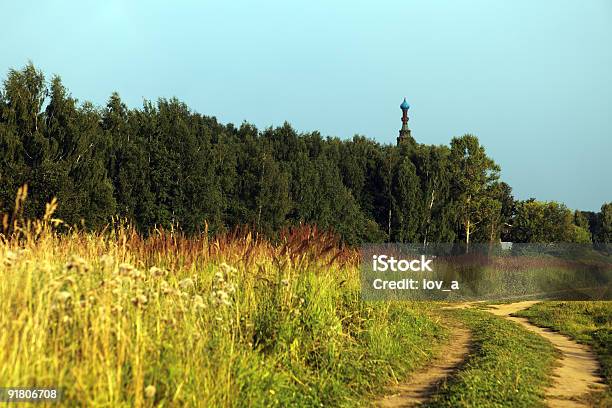 Straße Zum Tempel Stockfoto und mehr Bilder von Am Ziel vorbei - Am Ziel vorbei, Auffahrt, Baum