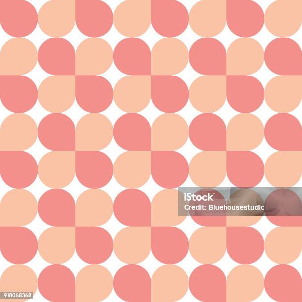 Shape Continuing Pattern Continuing Circle Shape Repeating Seamless Pattern Design Stock ...