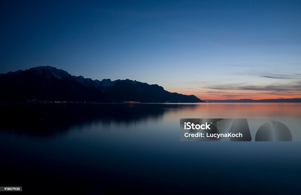 Genfer See - Lizenzfrei Blau Stock-Foto
