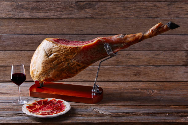 istock Iberian ham pata negra from Spain 918080412