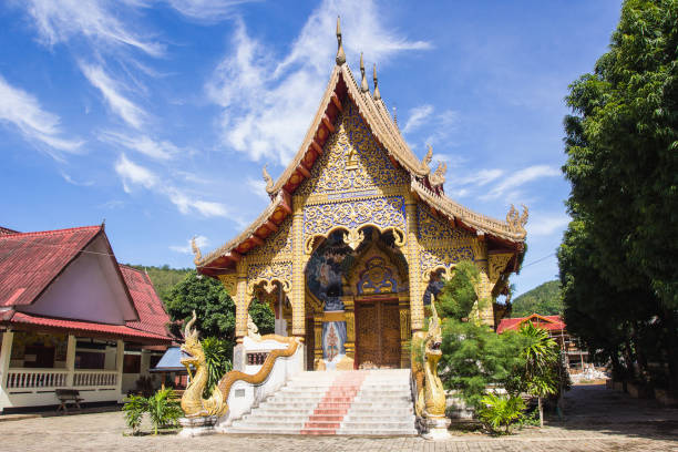 istock Acient temple in Mae Jam, Chaingmai, Thailand 918090616