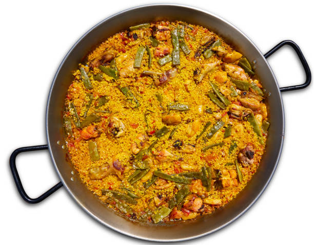 istock Paella from Spain rice recipe from Valencia 918103124