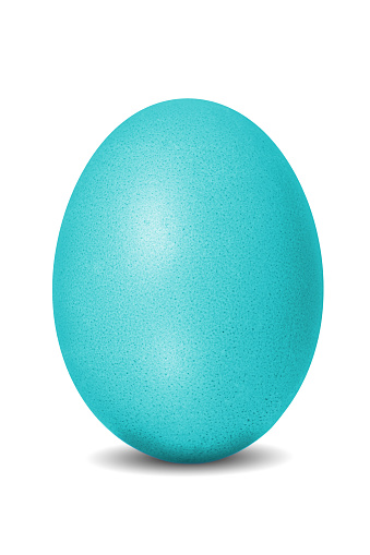 turquoise easter egg