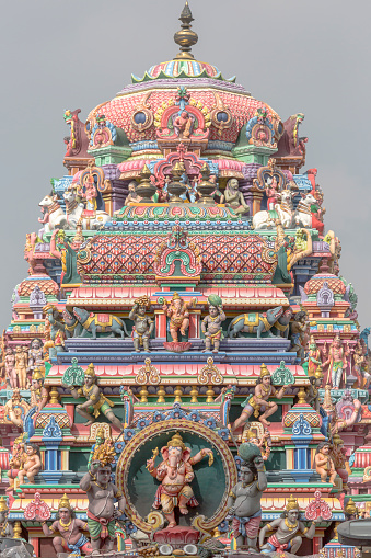 detail of Arulmigu Kapaleeswarar Temple, Chennai, Tamil Nadu, India