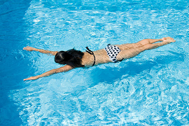 istock Female Swimmer in a Swimming Pool 91810813