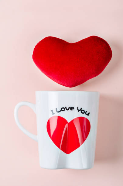 istock Valentine's Day Concept. Love cup with red heart. 918110014