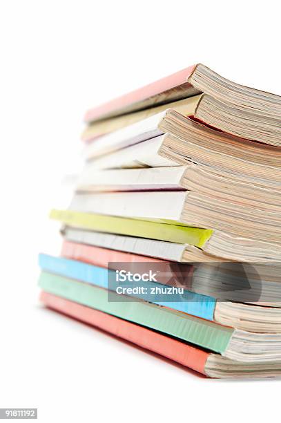 Heap Of Magazines Stock Photo - Download Image Now - Catalog, Close-up, Color Image