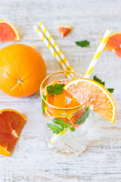istock Home orange soda with herbs 918114282