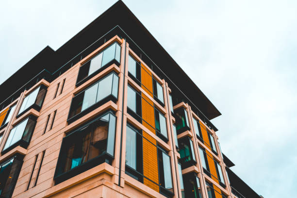 istock real estate building with orange facade 918120484